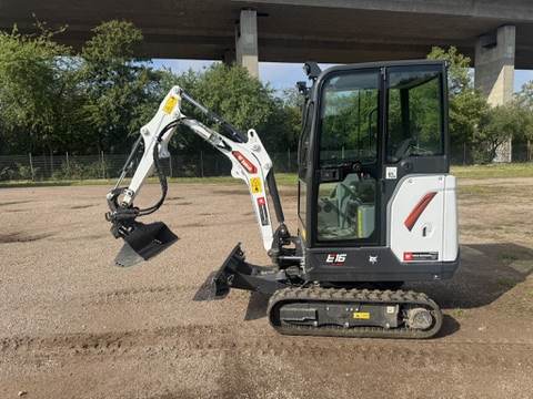 Bobcat E16 Kompaktbagger Frontansicht